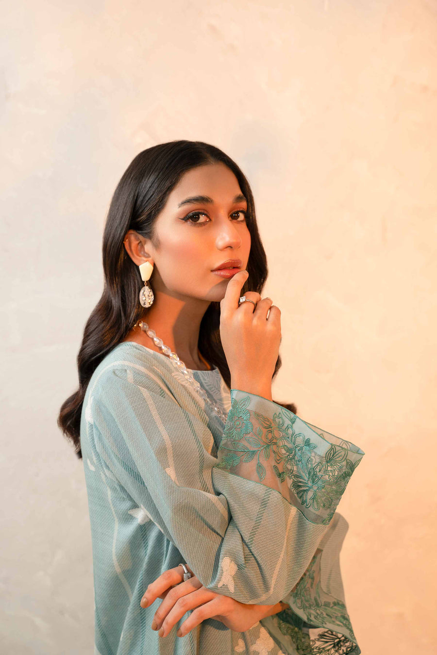 Nishat With You Unstitched Embroidered Khaddar 2Pc Suit - 42303311