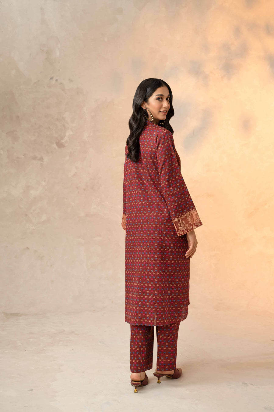 Nishat With You Unstitched Embroidered Khaddar 2Pc Suit - 42303312