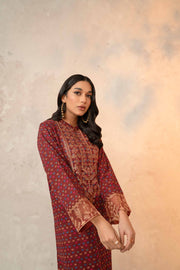 Nishat With You Unstitched Embroidered Khaddar 2Pc Suit - 42303312