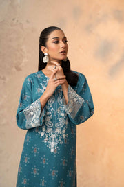 Nishat With You Unstitched Embroidered Khaddar 2Pc Suit - 42303313