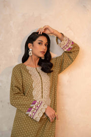 Nishat With You Unstitched Embroidered Khaddar 2Pc Suit - 42303315