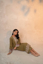 Nishat With You Unstitched Embroidered Khaddar 2Pc Suit - 42303315