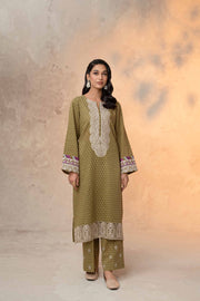 Nishat With You Unstitched Embroidered Khaddar 2Pc Suit - 42303315