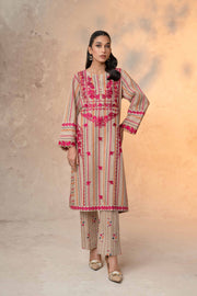 Nishat With You Unstitched Embroidered Khaddar 2Pc Suit - 42303316