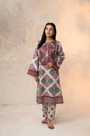 Nishat With You Unstitched Embroidered Khaddar 2Pc Suit - 42303318