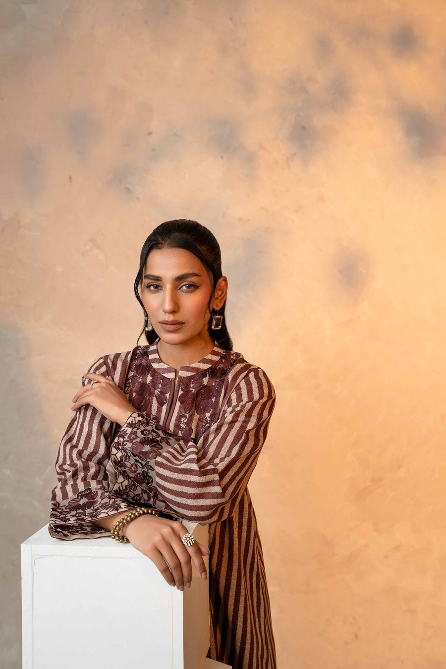 Nishat With You Unstitched Embroidered Khaddar 2Pc Suit - 42303319