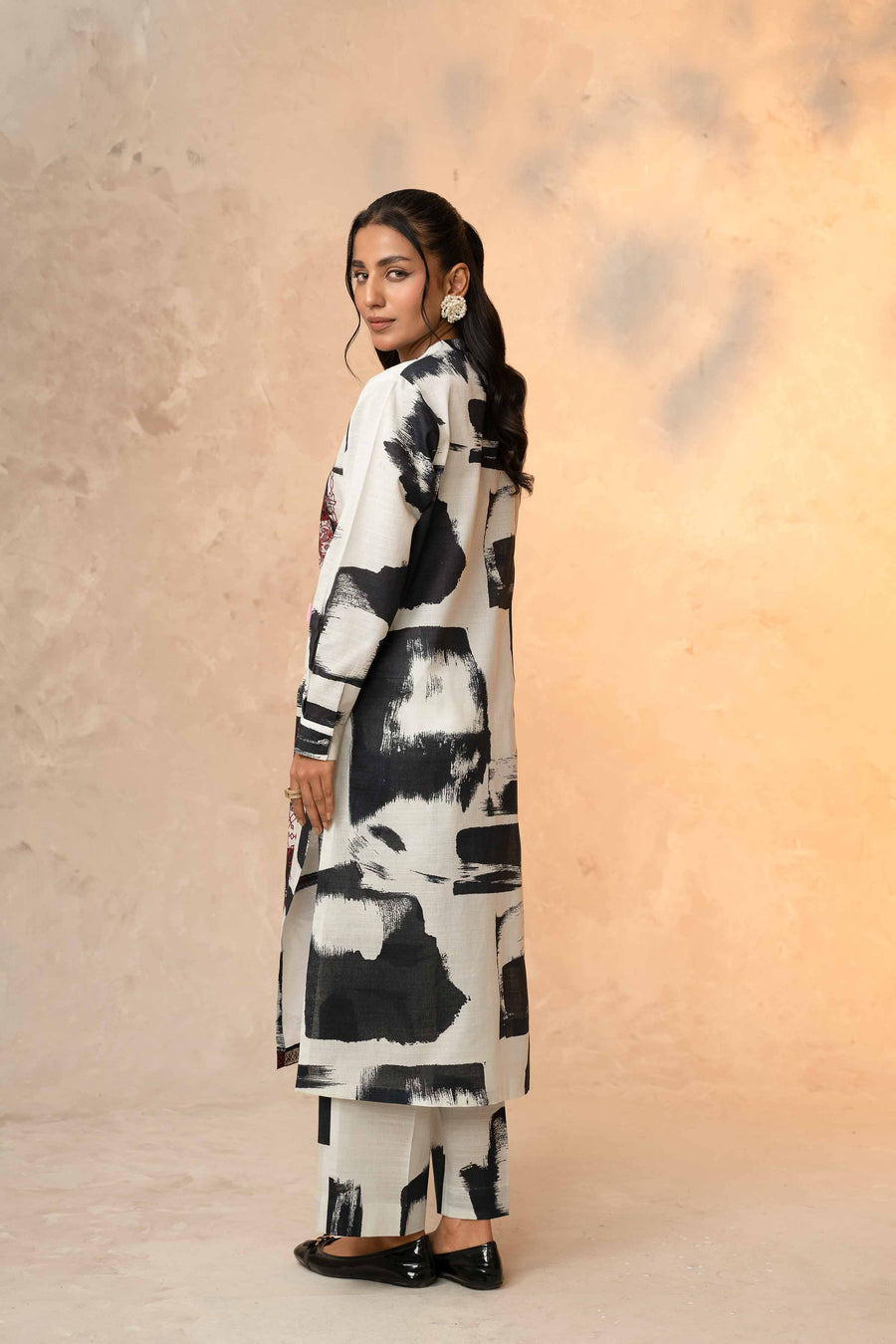 Nishat With You Unstitched Embroidered Khaddar 2Pc Suit - 42303320