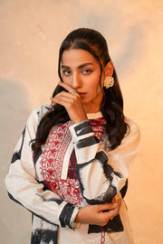 Nishat With You Unstitched Embroidered Khaddar 2Pc Suit - 42303320