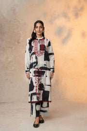 Nishat With You Unstitched Embroidered Khaddar 2Pc Suit - 42303320