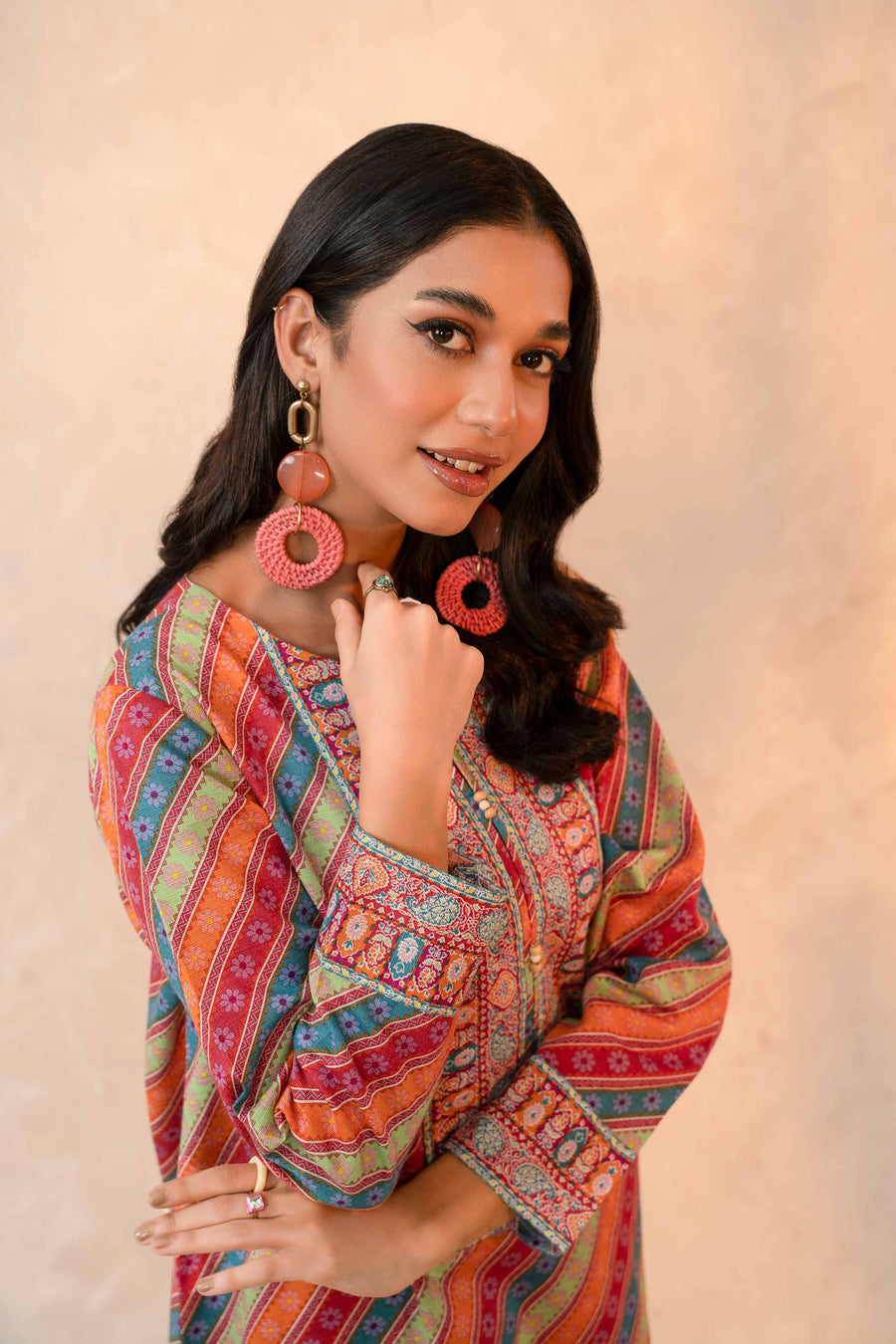 Nishat With You Unstitched Printed Khaddar 2Pc Suit - 42303323