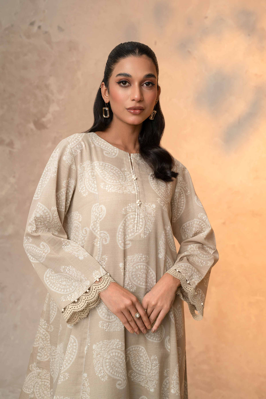 Nishat With You Unstitched Printed Khaddar 2Pc Suit - 42303324
