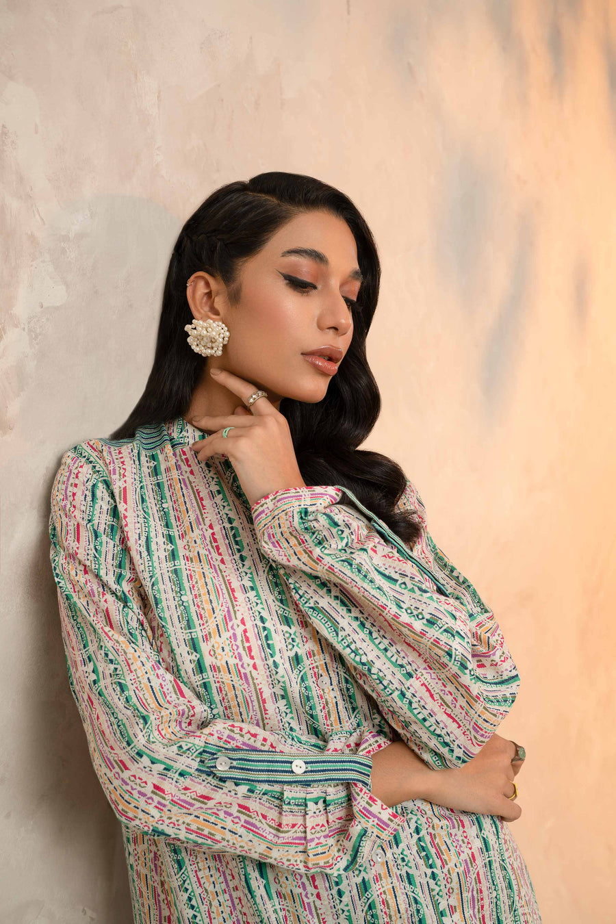 Nishat With You Unstitched Printed Khaddar 2Pc Suit - 42303325
