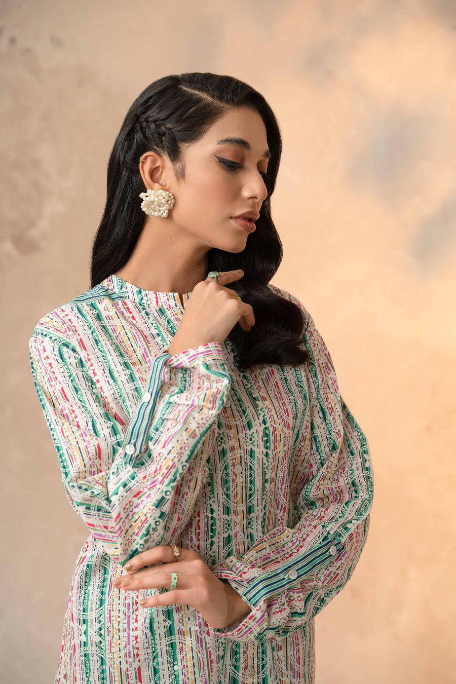Nishat With You Unstitched Printed Khaddar 2Pc Suit - 42303325