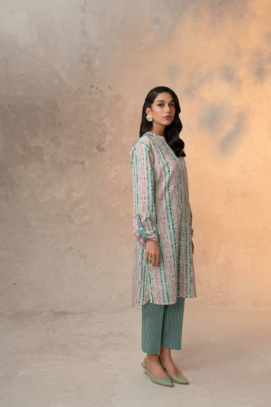Nishat With You Unstitched Printed Khaddar 2Pc Suit - 42303325