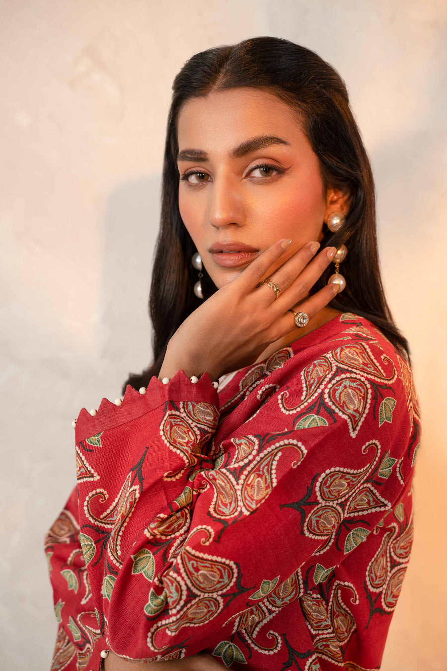 Nishat With You Unstitched Printed Khaddar 2Pc Suit - 42303327