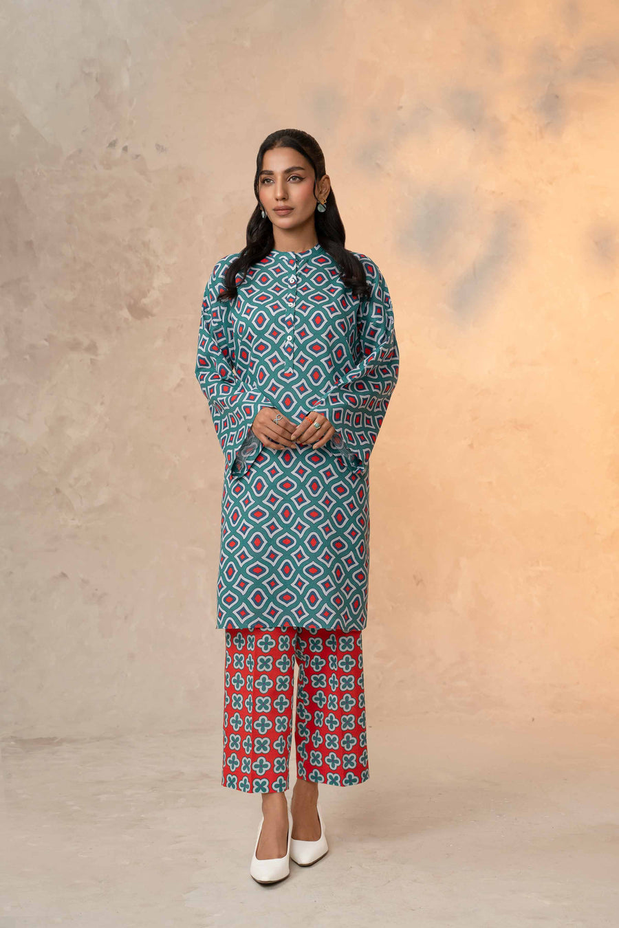Nishat With You Unstitched Printed Khaddar 2Pc Suit - 42303328