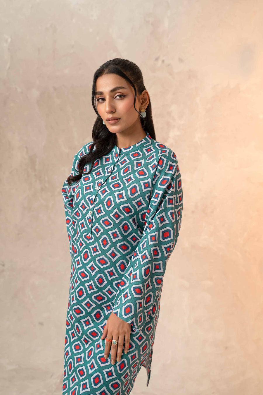 Nishat With You Unstitched Printed Khaddar 2Pc Suit - 42303328
