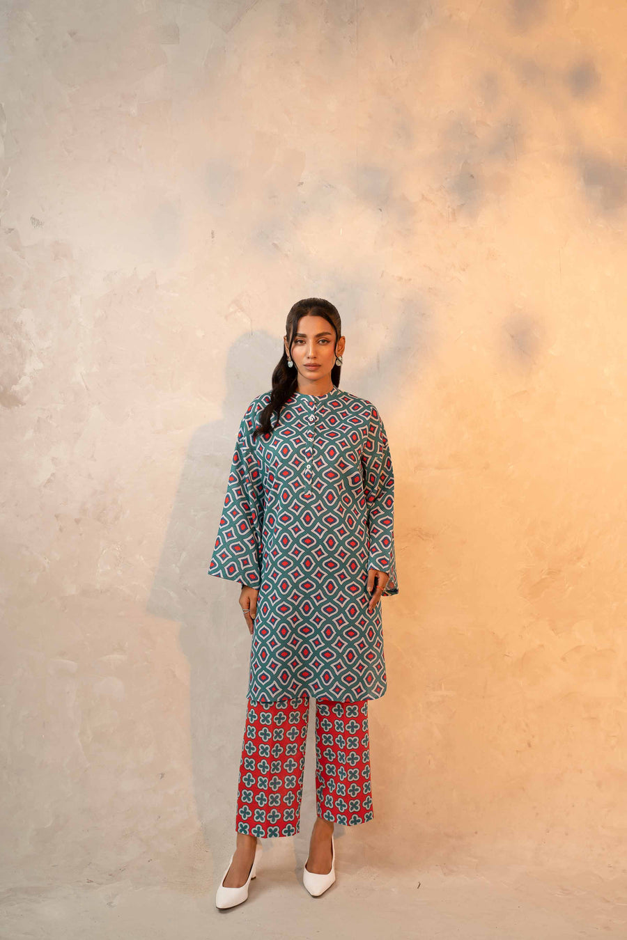 Nishat With You Unstitched Printed Khaddar 2Pc Suit - 42303328