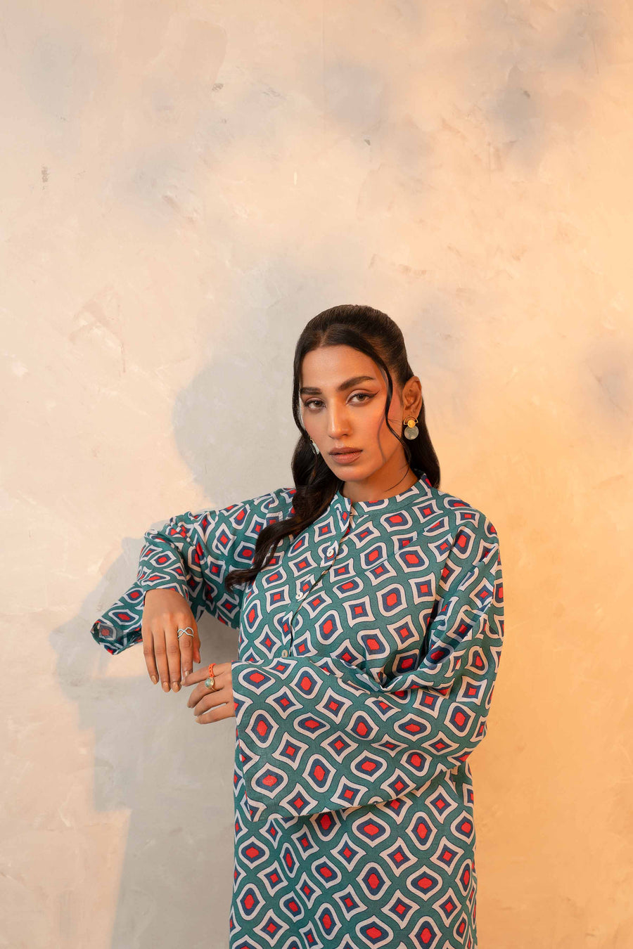 Nishat With You Unstitched Printed Khaddar 2Pc Suit - 42303328
