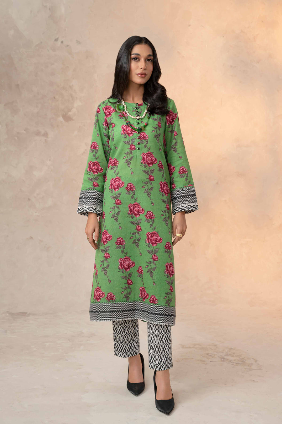 Nishat With You Unstitched Printed Khaddar 2Pc Suit - 42303330