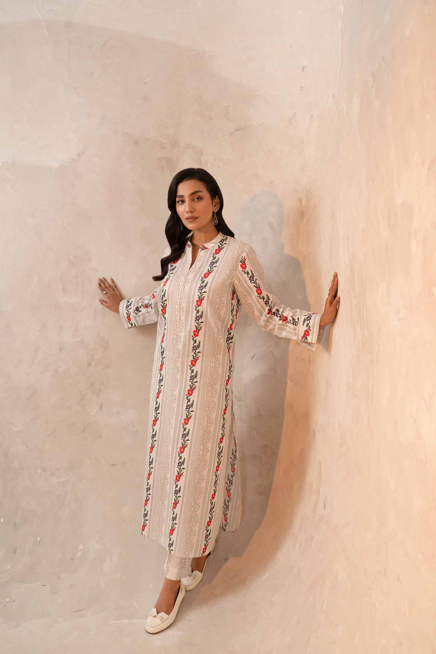 Nishat With You Unstitched Printed Khaddar 2Pc Suit - 42303332