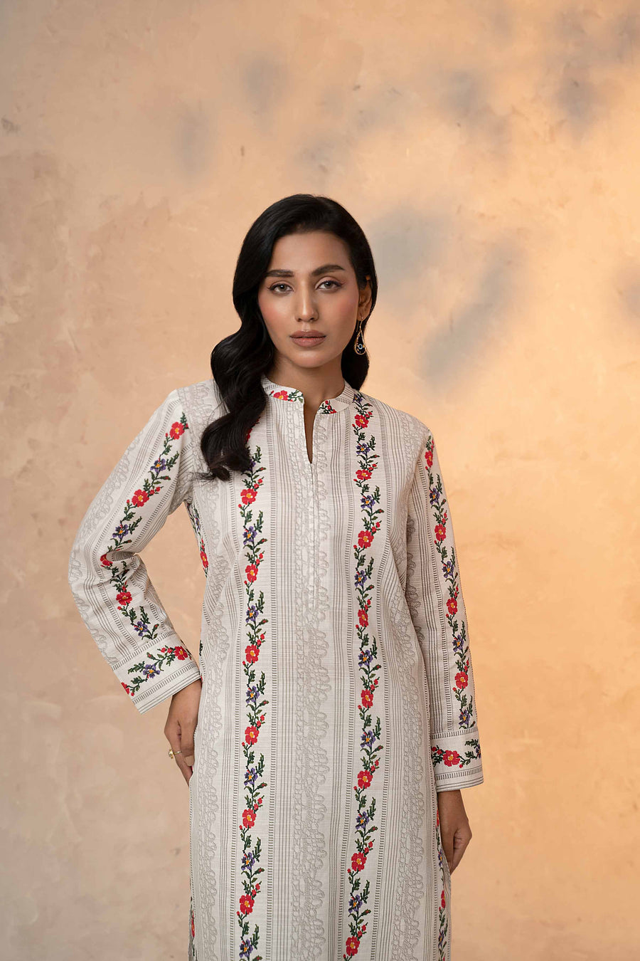 Nishat With You Unstitched Printed Khaddar 2Pc Suit - 42303332