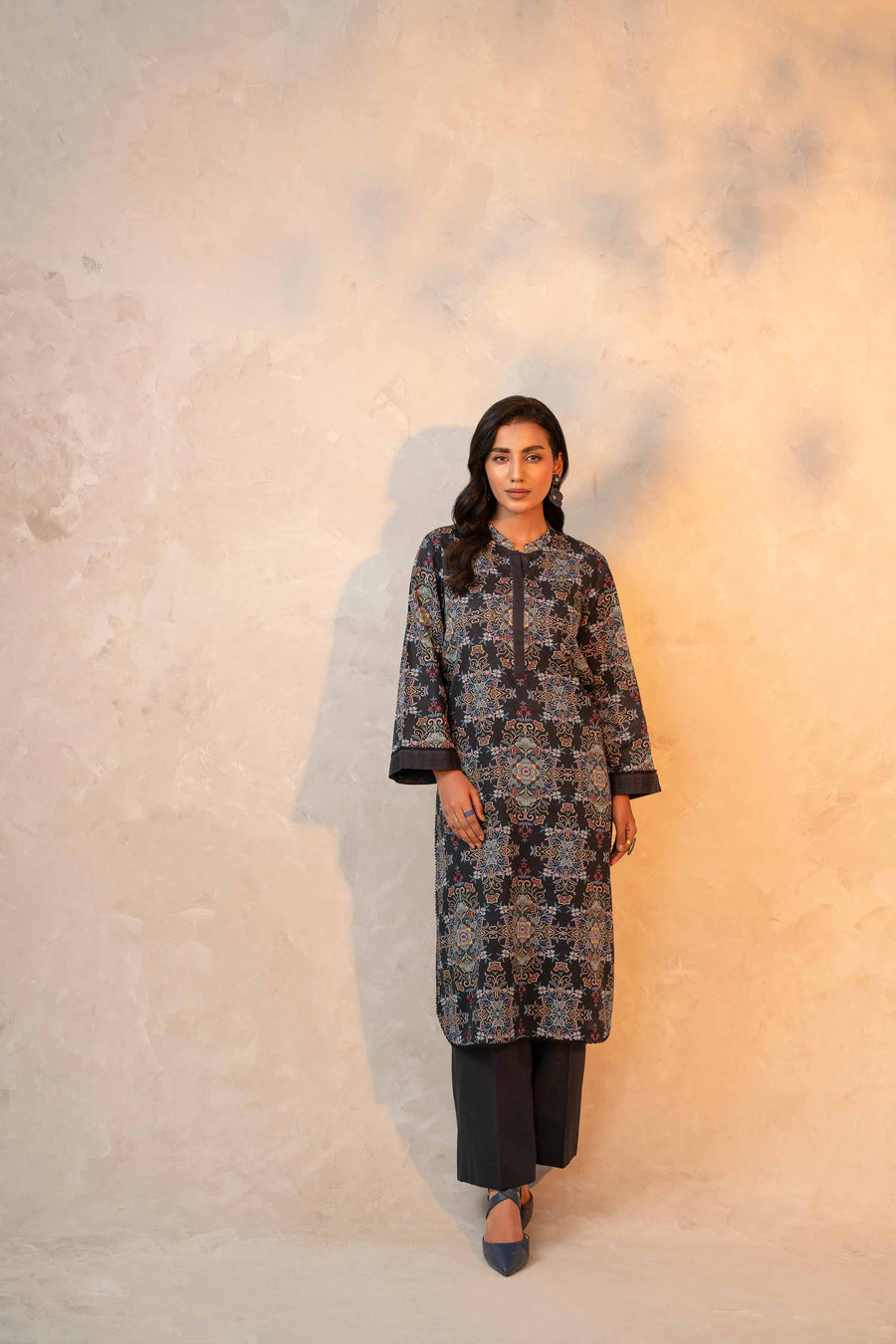 Nishat With You Unstitched Printed Khaddar 2Pc Suit - 42303333