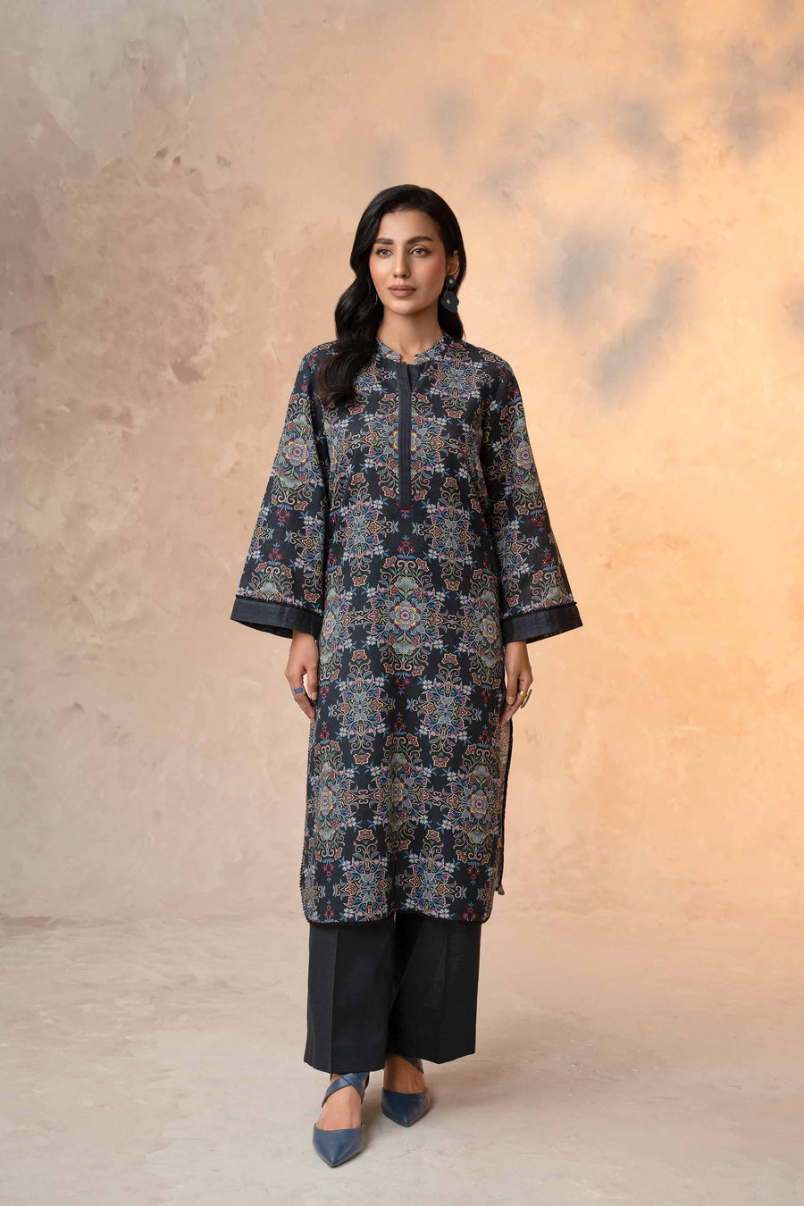 Nishat With You Unstitched Printed Khaddar 2Pc Suit - 42303333