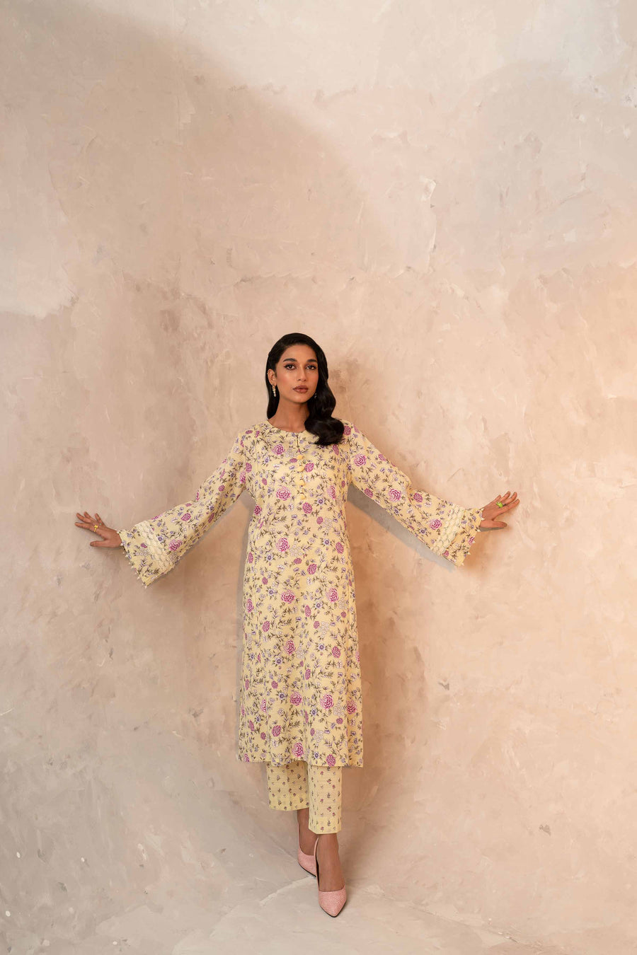 Nishat With You Unstitched Printed Khaddar 2Pc Suit - 42303335