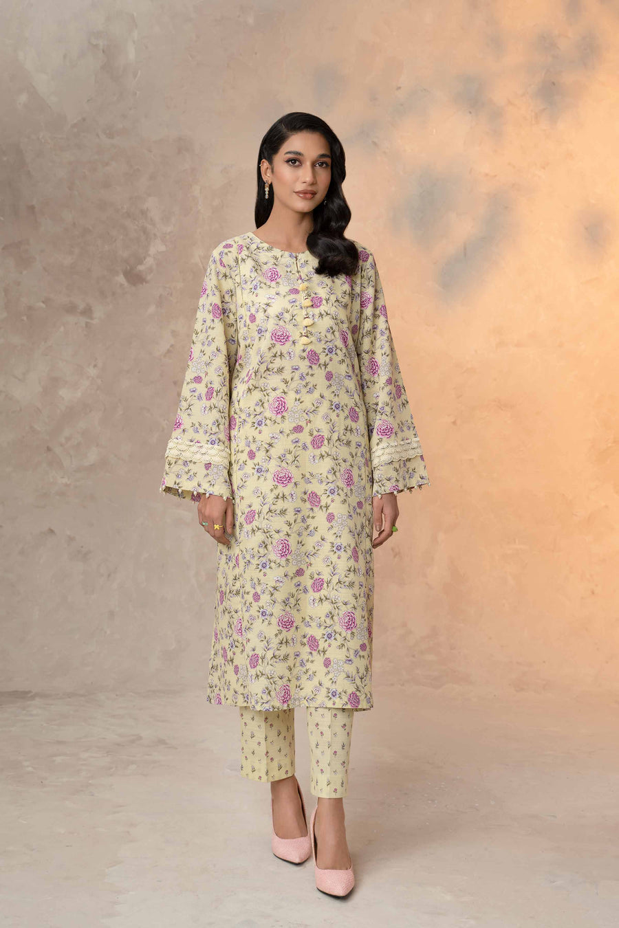Nishat With You Unstitched Printed Khaddar 2Pc Suit - 42303335