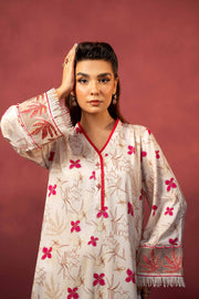 Nishat With You Unstitched Embroidered Linen 2Pc Suit - 42303346