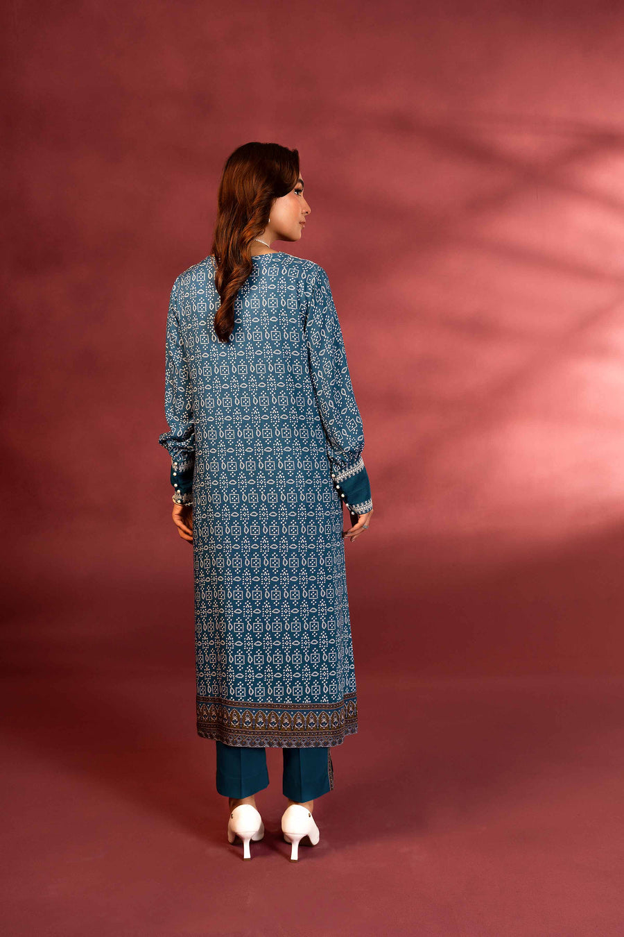 Nishat With You Unstitched Embroidered Linen 2Pc Suit - 42303347