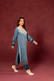 Nishat With You Unstitched Embroidered Linen 2Pc Suit - 42303347