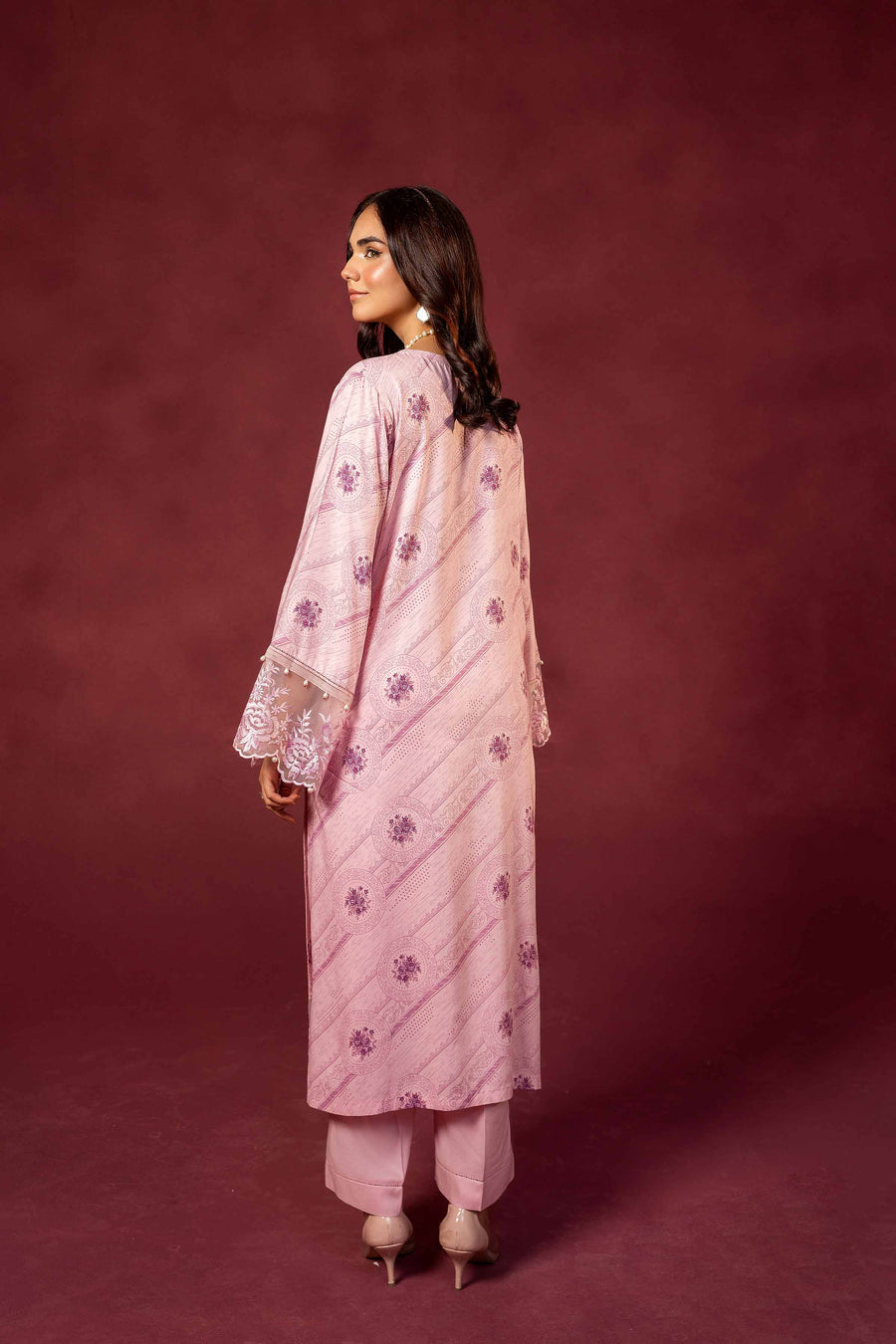Nishat With You Unstitched Embroidered Linen 2Pc Suit - 42303348