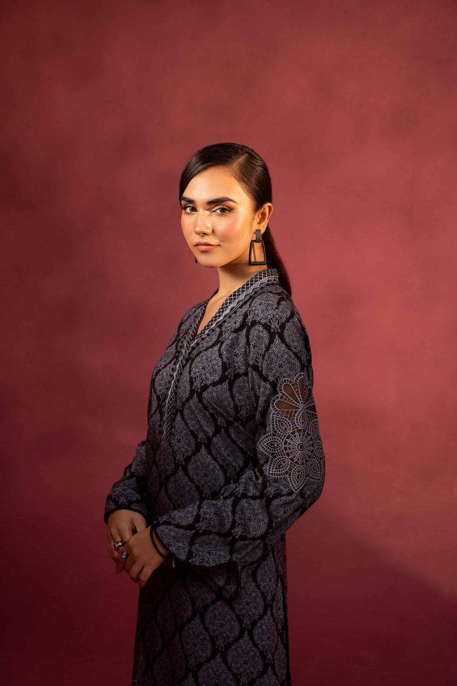 Nishat With You Unstitched Embroidered Linen 2Pc Suit - 42303350