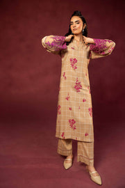 Nishat With You Unstitched Embroidered Linen 2Pc Suit - 42303351