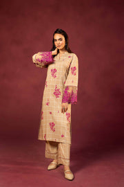 Nishat With You Unstitched Embroidered Linen 2Pc Suit - 42303351