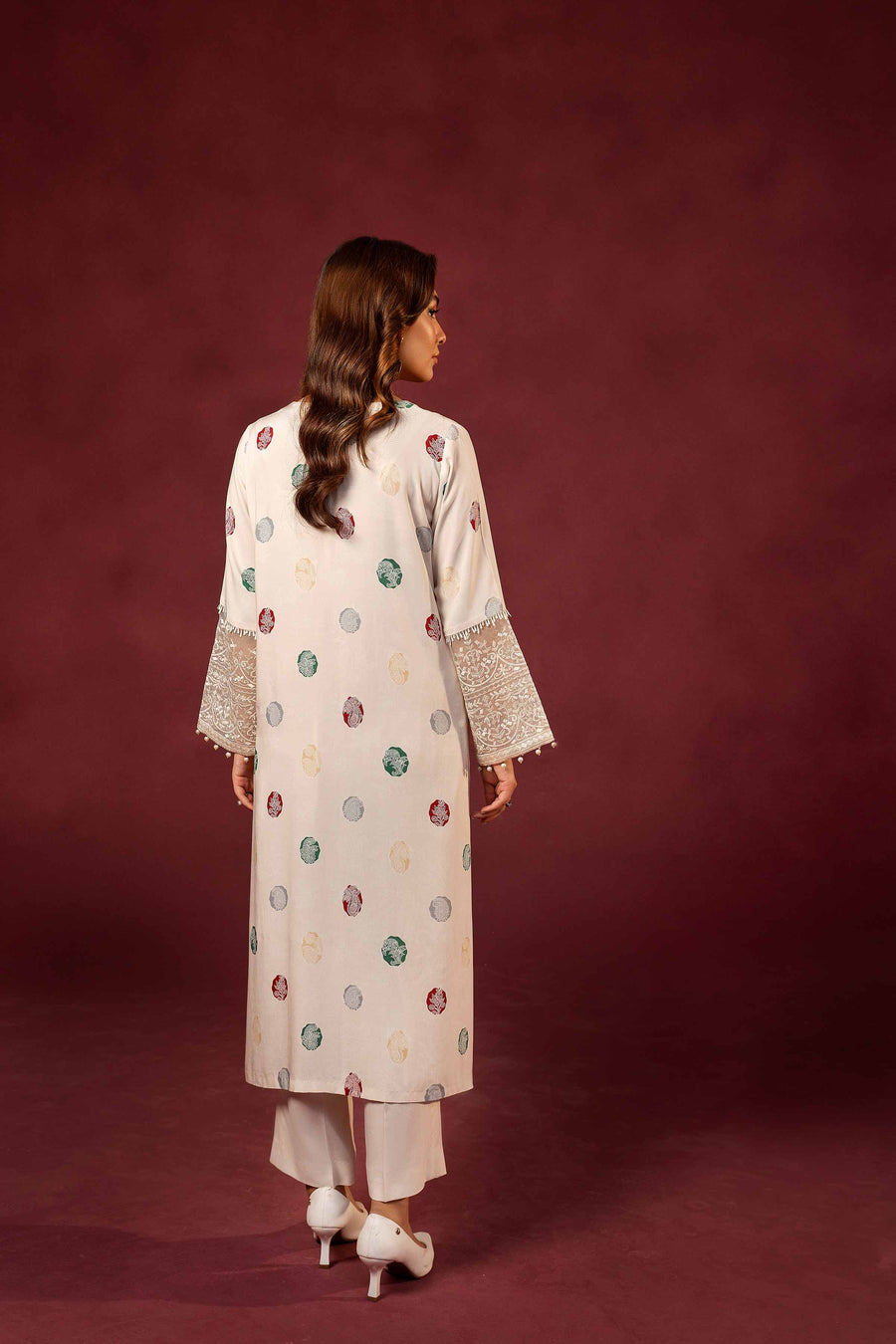Nishat With You Unstitched Embroidered Linen 2Pc Suit - 42303352