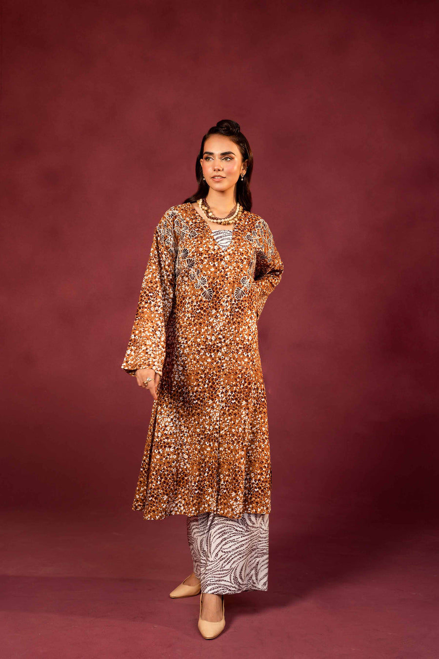 Nishat With You Unstitched Embroidered Linen 2Pc Suit - 42303353