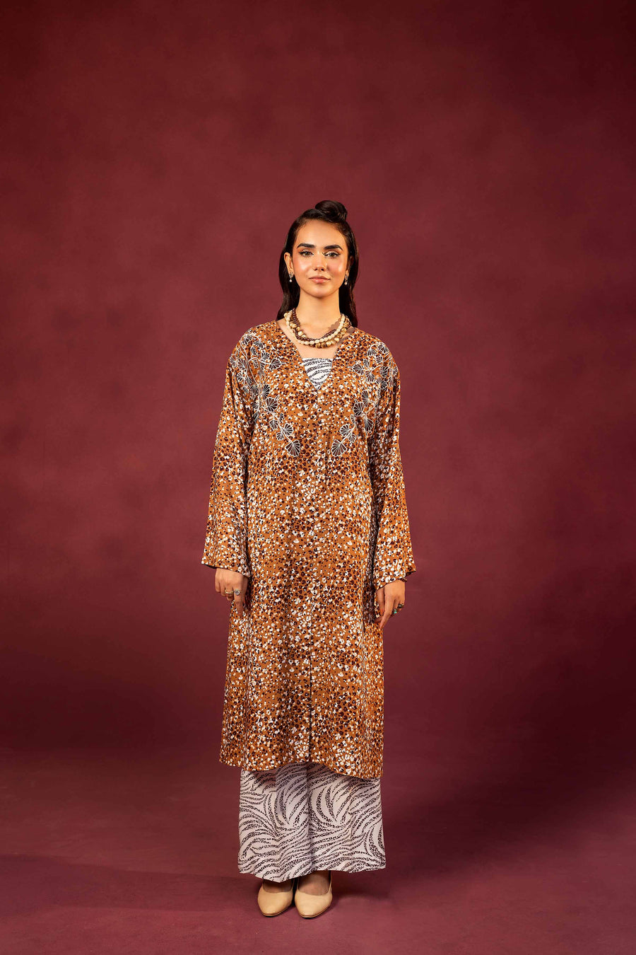 Nishat With You Unstitched Embroidered Linen 2Pc Suit - 42303353