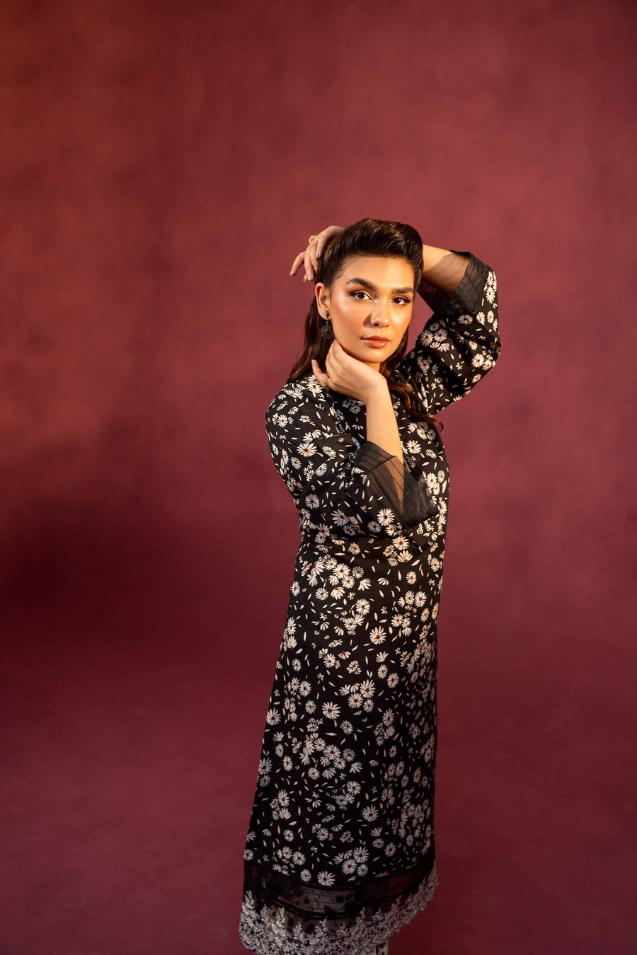 Nishat With You Unstitched Embroidered Linen 2Pc Suit - 42303354