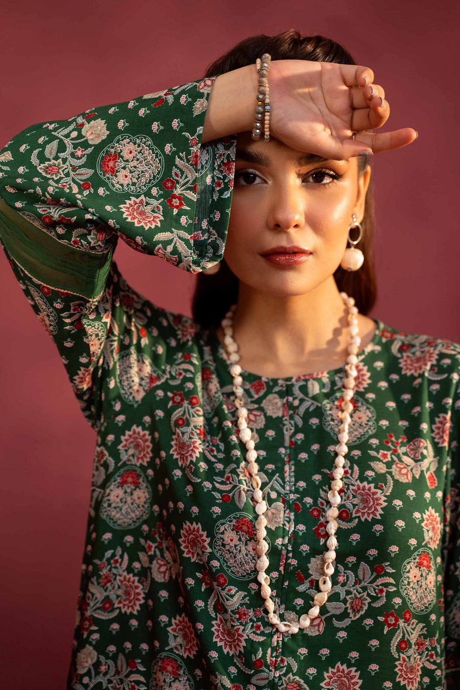 Nishat With You Unstitched Embroidered Linen 2Pc Suit - 42303355