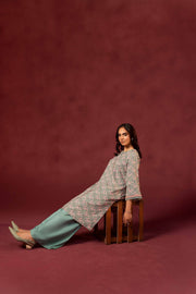 Nishat With You Unstitched Printed Linen 2Pc Suit - 42303356