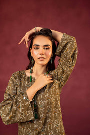 Nishat With You Unstitched Printed Linen 2Pc Suit - 42303357