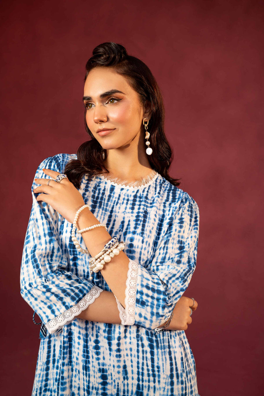 Nishat With You Unstitched Printed Linen 2Pc Suit - 42303358