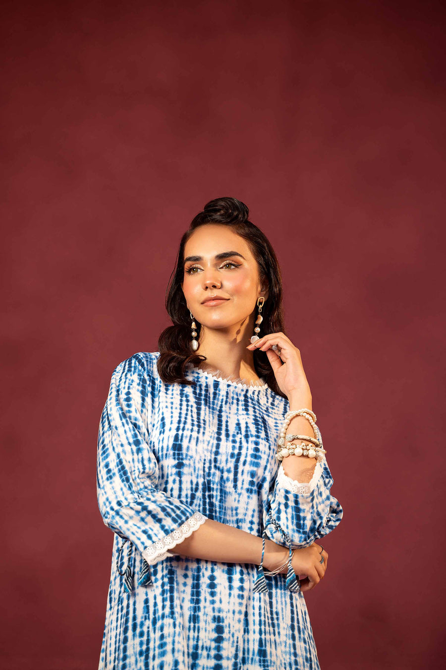 Nishat With You Unstitched Printed Linen 2Pc Suit - 42303358