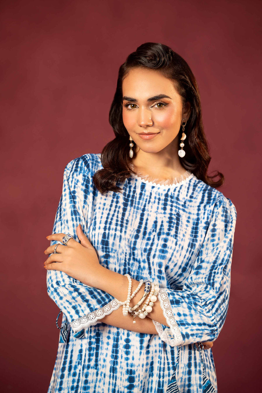 Nishat With You Unstitched Printed Linen 2Pc Suit - 42303358