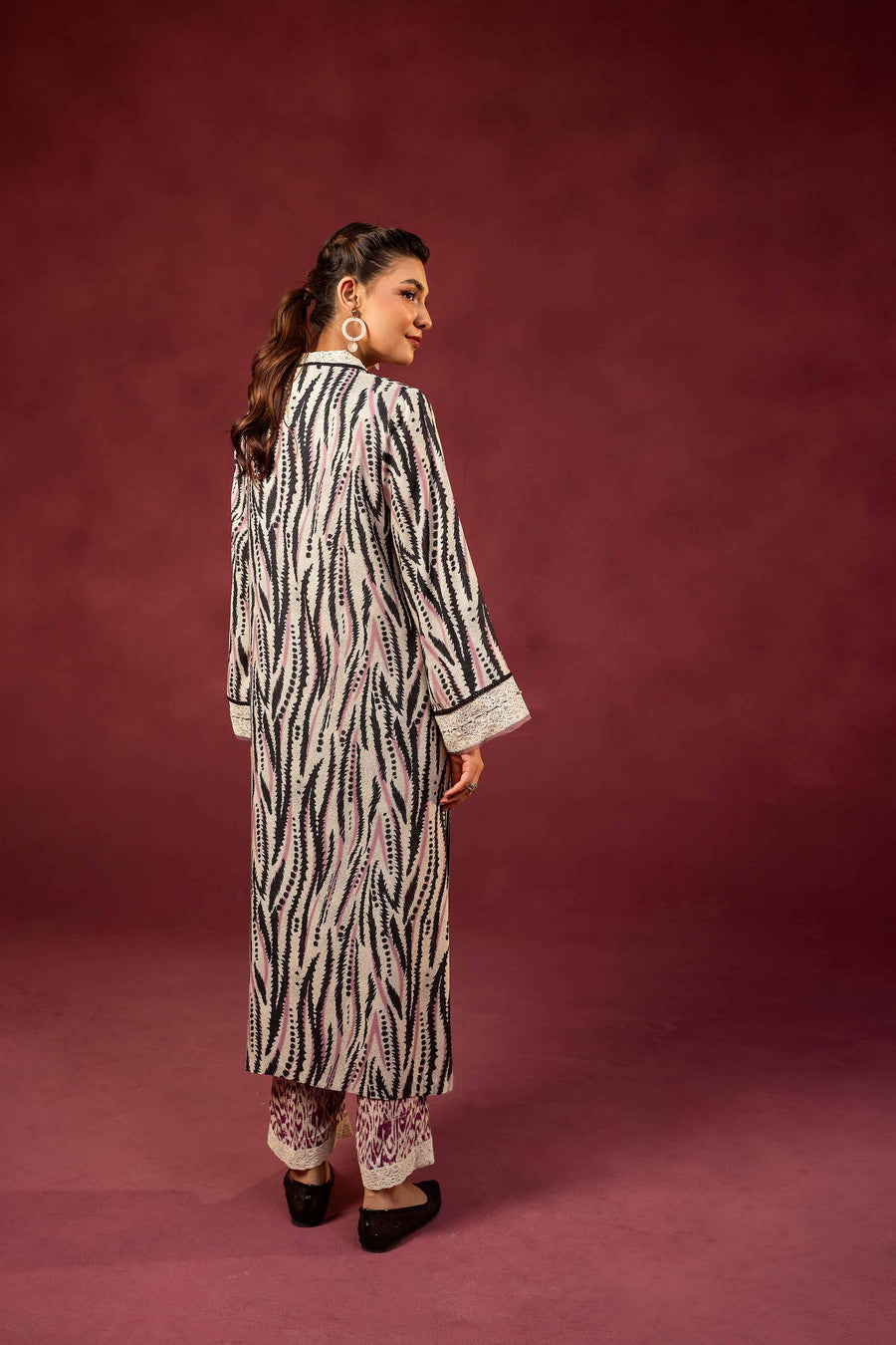 Nishat With You Unstitched Printed Linen 2Pc Suit - 42303359