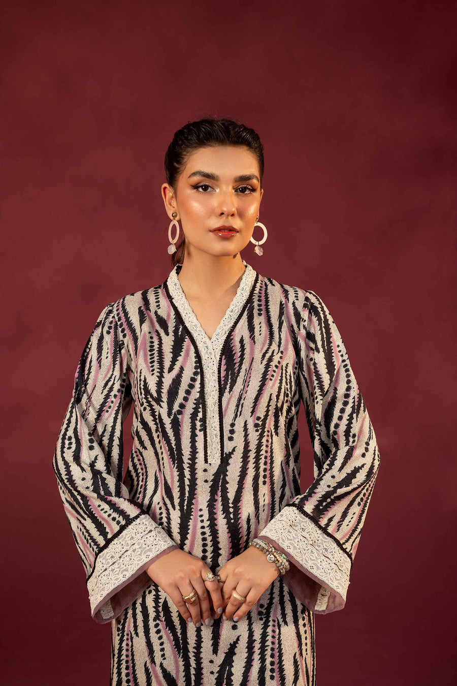Nishat With You Unstitched Printed Linen 2Pc Suit - 42303359