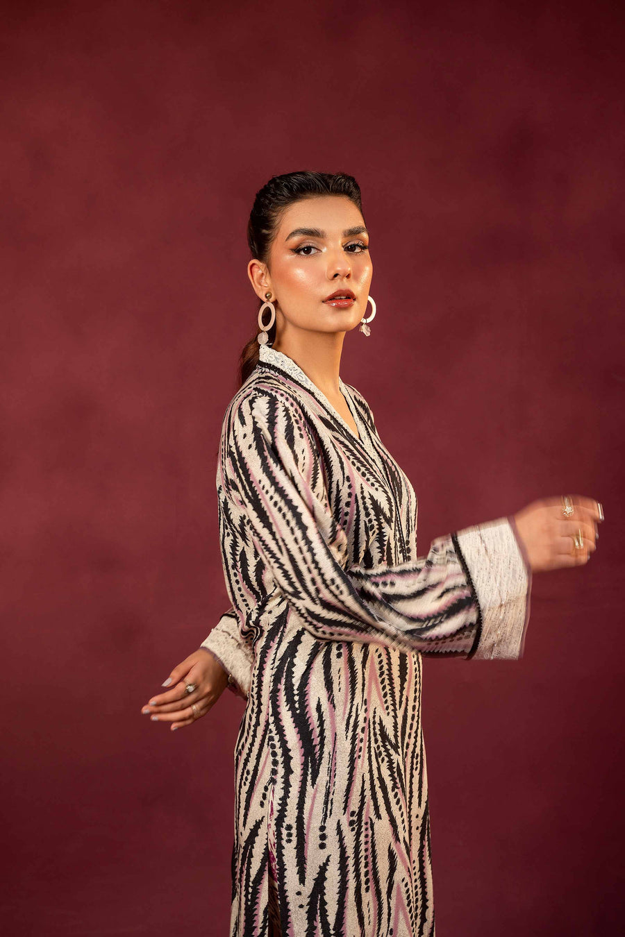 Nishat With You Unstitched Printed Linen 2Pc Suit - 42303359